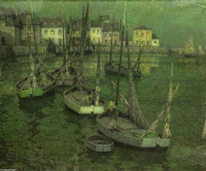 Fishing Boats — Henri Le Sidaner