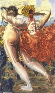 L'ame Du Vin — Carlos Schwabe