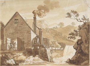 The Iron Forge Between Dolgelli And Barmouth 1 — Paul Sandby