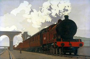 Passenger Express The Symbol Of Comfortable Travel (london, Midland And Scottish Railway Poster Artwork) — Norman Wilkinson