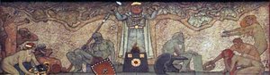 Centrālā Alegoriskā Kompozīcija Ar Pērkona Tēlu — Janis Rozentāls