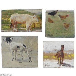 Vari Studi Di Animali — Raffaelo Sorbi