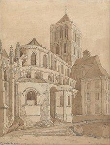 Abbey Church At Fecamp, Normandy — John Sell Cotman