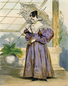 Three In The Afternoon — Achille Jacques Jean Marie Devéria