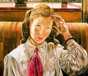 Daphne By The Window Northern Ireland — Sir Stanley Spencer