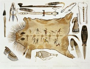 Indian Utensils And Arms — Karl Bodmer