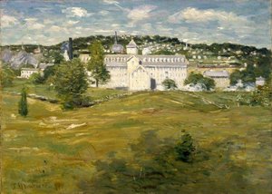 Willimantic Thread Factory — Julian Alden Weir, Impressionist Landscape