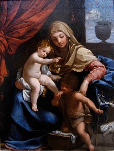 Madonna With Child And St. John The Baptist — Reni Guido (le Guide)