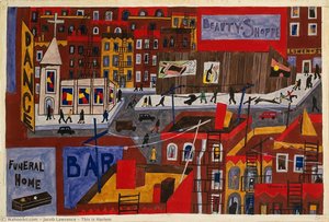 This Is Harlem — Jacob Lawrence