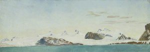 The Kroner Glacier, King's Bay, Spitsbergen