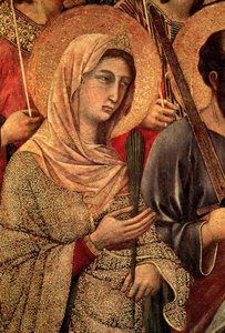 Maestà (detail) — Duccio Di Buoninsegna, Sienese Gothic