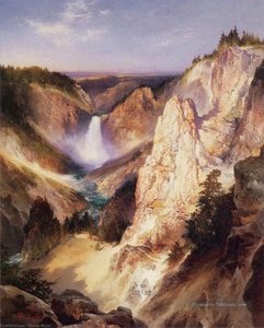 Great Falls Of Yellowstone — Thomas Moran