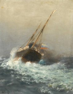 Steamship On High Seas — Lef Feliksovich Lagorio