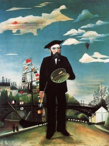 Myself, Landscape Portrait — Henri Julien Félix Rousseau (le Douanier), Naïve Art