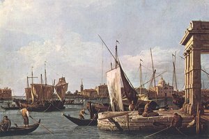 The Punta Della Dogana — Canaletto