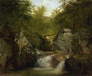 Bash Bish Falls 1 — John Frederick Kensett, Hudson River School