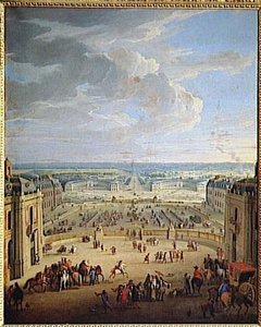 LES ECURIES VUES DU CHATEAU