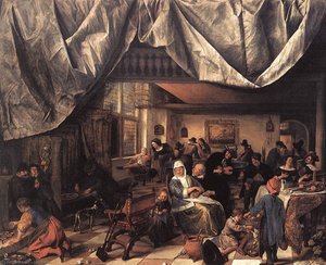 The Life Of Man — Jan Havickszoon Steen, Baroque