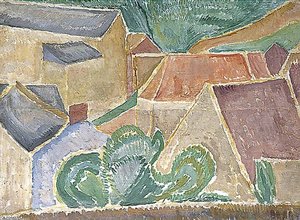 Landscape With Buildings — Vanessa Bell