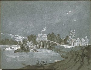 Moulin Au Bord D'une Rivière — Jean-baptiste Oudry