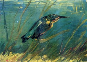 Kingfisher, The — Vincent Willem Van Gogh, Post-impressionism