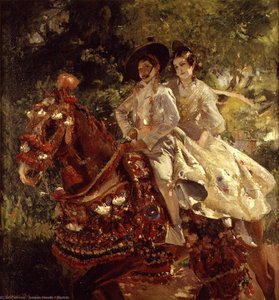 Grupa Valenciana — Joaquín Sorolla Y Bastida, Impressionistic Landscape