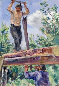Sawyers — Pyotr Konchalovsky