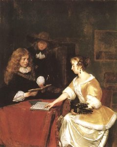 The Music Party — Gerard Ter Borch The Younger