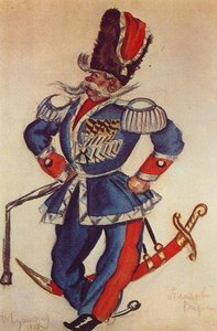 Ataman Platov — Boris Mikhailovich Kustodiev