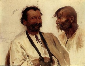 Two Ukrainian Peasants — Ilya Yefimovich Repin