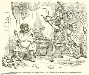 Curius Dentatus Refusing The Magnificent Gift. — John Leech