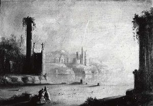 Light And Shade On Ruins On Carthage, (painting) — Robert Seldon Duncanson