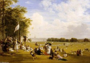 Fete In Petworth Park — William Frederick Witherington