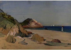 Promenade On The Beach — Alfred Thompson Bricher