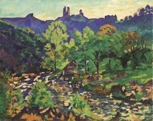 Les Ruines Du Château, Crozant — Ferdinand Guillaumin