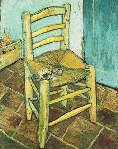 Vincent's Chair With His Pipe — Vincent Willem Van Gogh, Post-impressionism