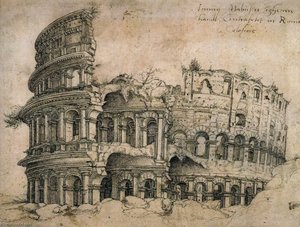 View Of The Colosseum Seen From The West — Jan Gossart