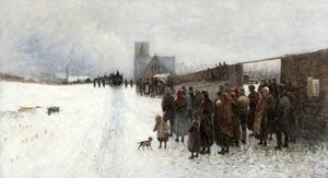 The Funeral Of Thomas Carlyle — Robert Weir Allan