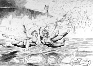 Fight Between Devils — William Blake
