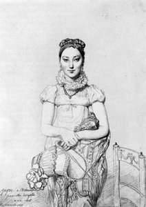 Mademoiselle Jeanne Hayard — Jean-auguste-dominique Ingres