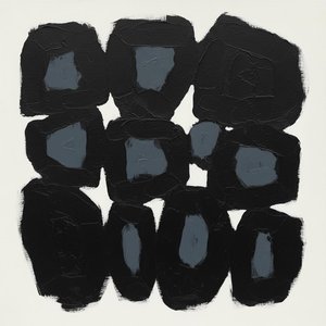 Monolithic Echoes In Charcoal: A Singular Study Of Weight And Ordered Silence — Laurent Fabre, Neo-abstract Art