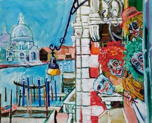 Venice Carnival — John Bratby