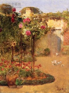 The Rose Garden — Frederick Childe Hassam