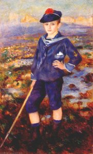 Sailor Boy (portrait Of Robert Nunes) — Pierre-auguste Renoir, Impressionism