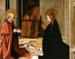 Adoration Of The Christ Child — Josse Lieferinxe