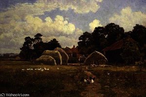 A Sussex Farm — Edward Wilkins Waite