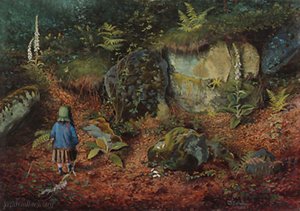 The Little Botanist — John Atkinson Grimshaw
