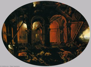 Dante And Virgil In The Underworld — Filippo Napoletano