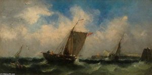 Ships At Sea — Clarkson Frederick Stanfield