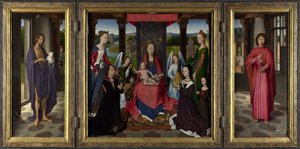 Middle - The Donne Triptych — Memling, Hans